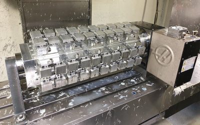 Bespoke Fixturing of our Own Design for Machining Multiple Parts on our Machining Centres